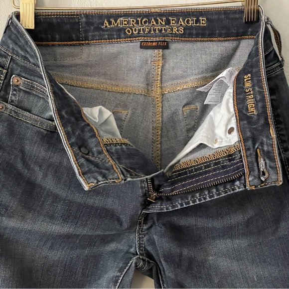 AE Extreme Flex Slim Straight Jeans 28x30 - Must-Have Denim! Like New 🔥 - Picture 3 of 5